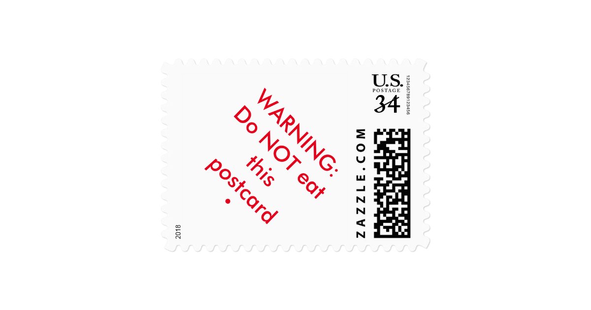 Cute, funny postage stamp Zazzle