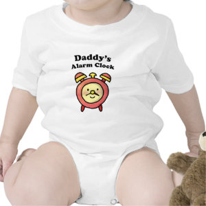 Cute Funny Red Alarm Clock For Daddy Baby Creeper