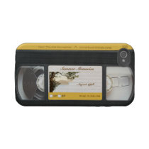 Cute Funny Retro Video Cassette iPhone 4/4S Tough