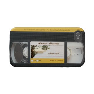 Retro Video Cassette iPhone 4/4S Tough Ireland Irish Vintage VHS tape effect