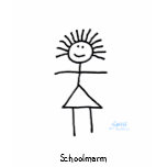 Cute Funny Schoolmarm School Teacher T Shirt