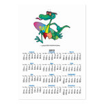 cute funny surfer beach lizard cartoon business cards