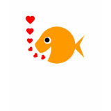 Cute & Funny Valentine's Day Fish - Customized shirt