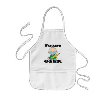 cute future geek white baby aprons by geekme cute future geek white baby aprons