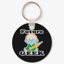 cute future geek white baby keychains by geekme cute future geek white baby keychains