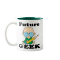 cute future geek white baby mugs by geekme cute future geek white baby mugs