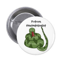 Cute Future Herpetologist Snake Lover Kids Pins