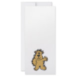 cute fuzzy bear rack cards
