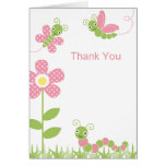 Cute Garden Bugs Note Card