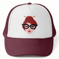 Cute Geek Girl hats