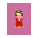 Cute Geisha postcards