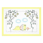 Cute Gender Neutral Yellow Baby Shower Invite