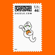 cute ghost and pumpkin stamps