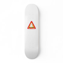 Cute Ghost Crossing Sign Skateboard Decks