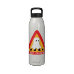 Cute Ghost Crossing Sign Water Bottles