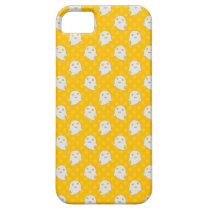 Cute Ghost Halloween Design Yellow Polka Dots casemate cases