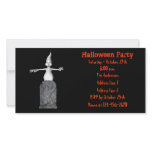 Cute Ghost Tombstone Halloween Invite photo cards