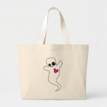 Cute Ghostie Canvas Bags
