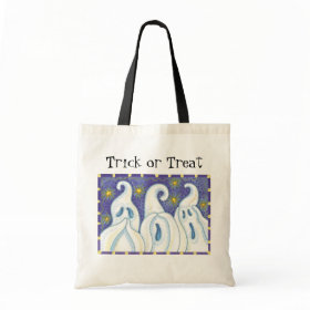 Cute Ghosts Halloween Trick or Treat bags! bag