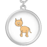 Cute Ginger Cat. Orange Cat Cartoon. Pendant