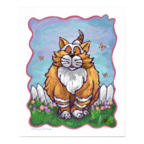 Cute Ginger Cat Poster