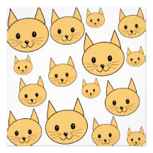 Cute Ginger Cats. Personalized Invite
