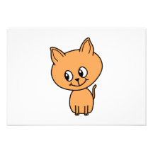 Cute Ginger Kitten. Custom Announcements