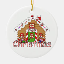 Cute Gingerbread House Ornaments