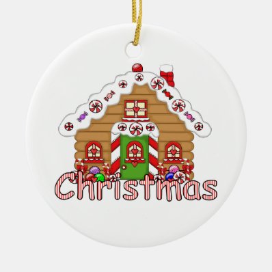 Cute Gingerbread House Ornaments