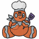 Cute Gingerbread Man Chef embroidered shirts by silly_strings Cute Gingerbread Man Chef embroidered shirts
