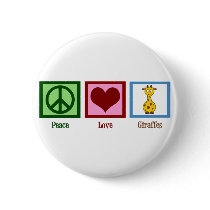 Cute Giraffe Pinback Buttons