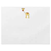 Cute Giraffe. Cartoon. Personalized Flyer
