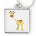 Cute Giraffe. Cartoon. Key Chains