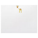 Cute Giraffe. Cartoon. letterhead
