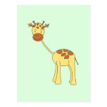 Cute Giraffe. Cartoon. Postcards