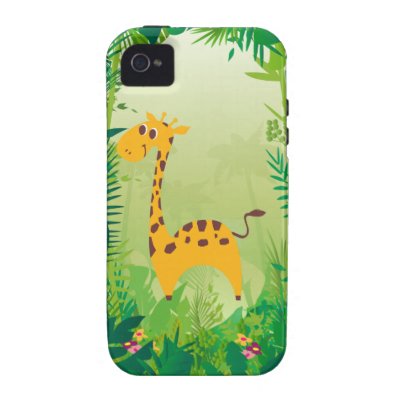 Cute Giraffe Case-Mate iPhone 4 Cases