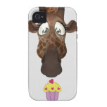 Cute Giraffe & Cupcake iPhone 4/4S iPhone 4 Covers