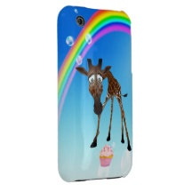 Cute Giraffe, Cupcake & Rainbow Case-Mate iPhone 3 Cases
