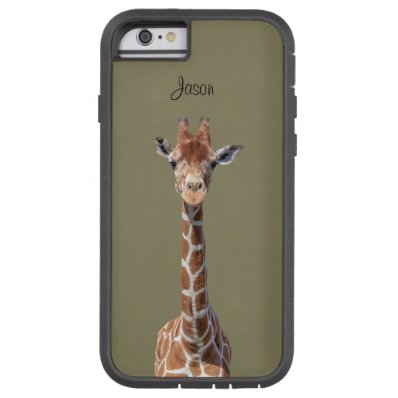 Cute giraffe face tough xtreme iPhone 6 case