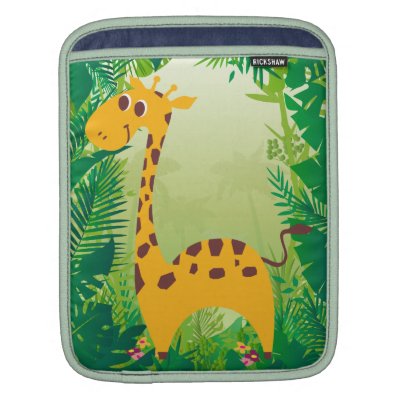 Cute Giraffe iPad Sleeves