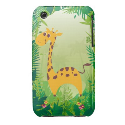 Cute Giraffe iPhone 3 Case-Mate Case