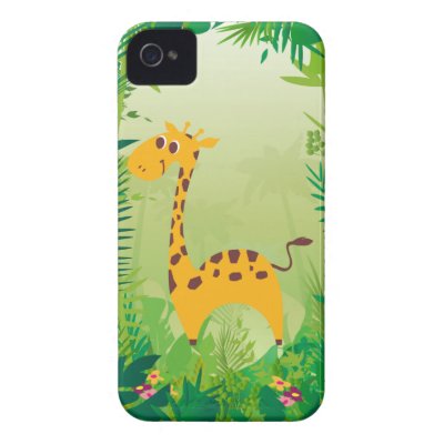 Cute Giraffe iPhone 4 Cover