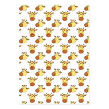 Cute Giraffe Pattern. Business Card