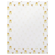 Cute Giraffe Pattern. Customized Letterhead