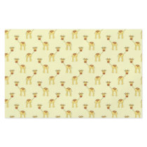 Cute Giraffe Pattern on Yellow. Flyers