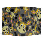 Cute Giraffe Patterned Binder