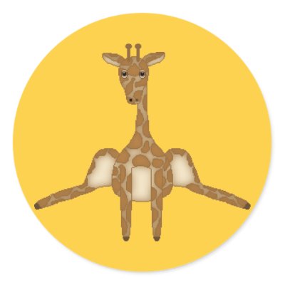 Cute Giraffe Sticker