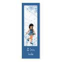 Cute Girl Bookmark Design business cards by karanta Cute Girl Bookmark Design business cards