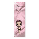Cute Girl Bookmark Design business cards by karanta Cute Girl Bookmark Design business cards
