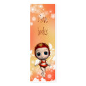 Cute Girl Bookmark Design business cards by karanta Cute Girl Bookmark Design business cards